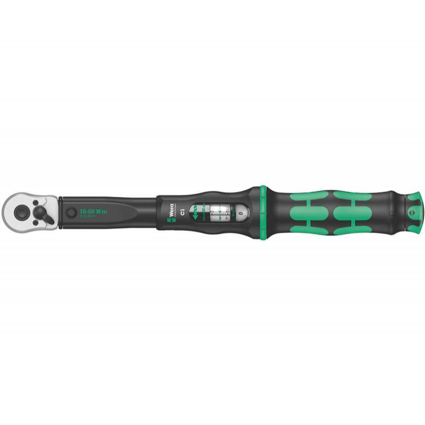 Wera 075620 Wera Click-Torque C 1 nyomatékkulcs 1/2" racsnival (10 - 50 Nm)