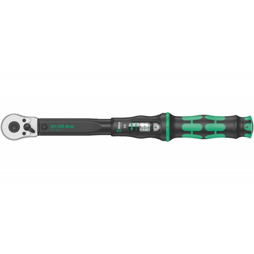 Wera 075621 Wera Click-Torque C 2 nyomatékkulcs 1/2" racsnival (20 - 100 Nm)