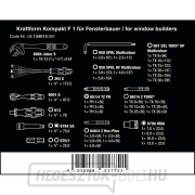 Wera 134013 Csavarozó szerszámok Kraftform Kompakt F 1 ablakgyártóhoz (35 részes készlet) Előnézet 