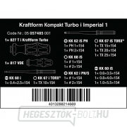 Wera 057485 Kraftform Compact Turbo i Imperial 1 - VDE villanyszerelői csavarhúzó (16 részes készlet) Inch készlet Előnézet 