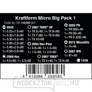 Wera 134000 Wera elektronikai csavarhúzók Kraftform Micro Big Pack 1 (25 darabos készlet) Előnézet 