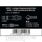 Wera 104655 1/4" bitek 90°-os kúpos süllyesztékkel 845/8 (8 darabos készlet) Előnézet 