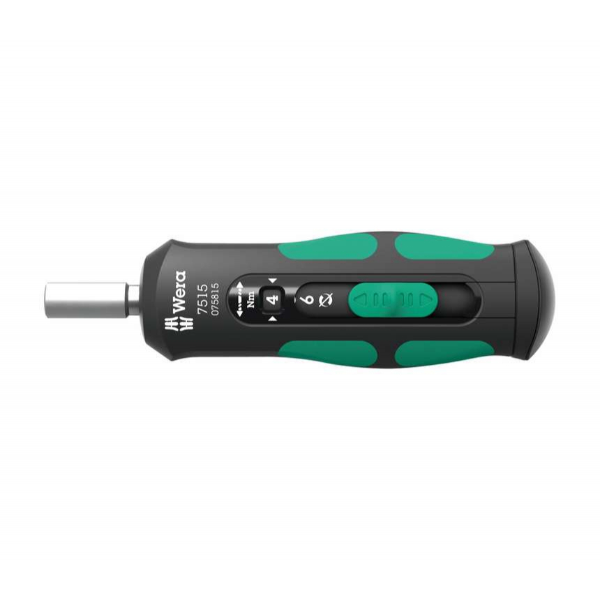 Wera 075815 Kraftform Safe-Torque gyorsfordulatszámú nyomatékos csavarhúzó. 7515 típus (2 ÷ 6 Nm)