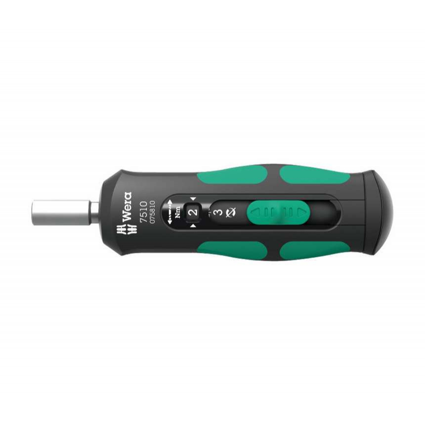 Wera 075810 Kraftform Safe-Torque gyorsfordulatszámú nyomatékos csavarhúzó. 7510-es típus (1 ÷ 3 Nm)