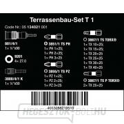 Wera 134021 Teraszszerszámok T 1 (21 darabos készlet) Előnézet 