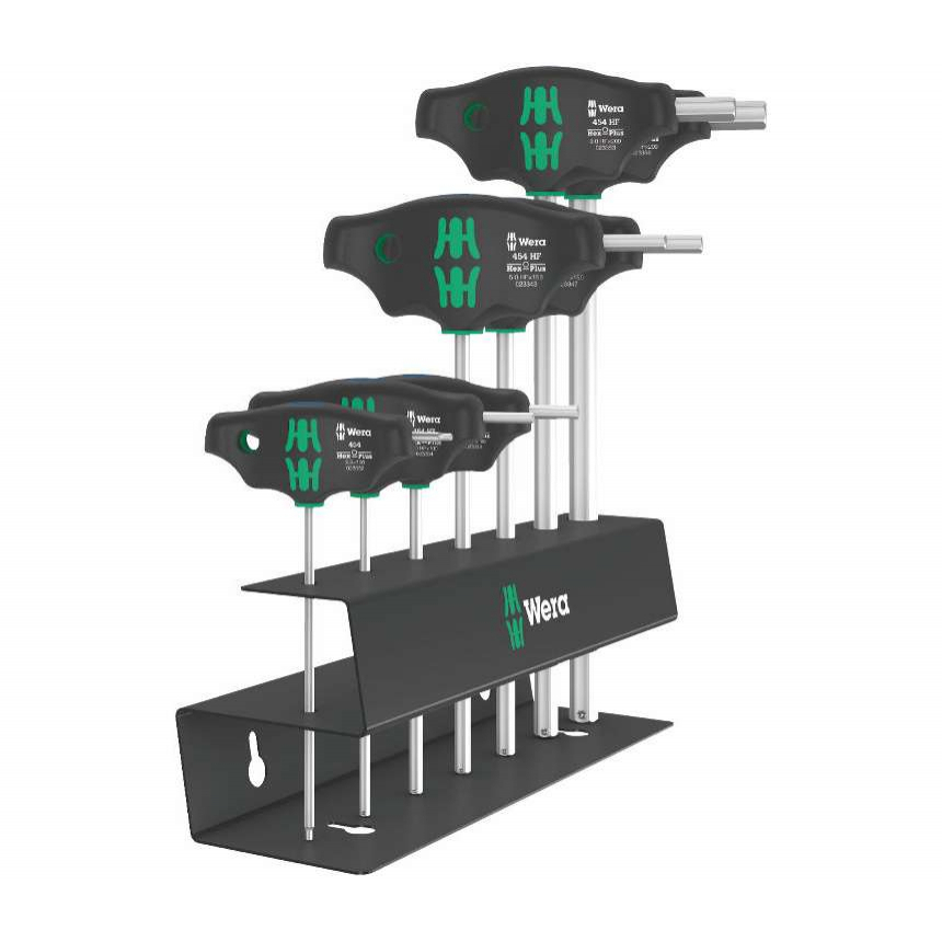 Wera 023453 Hex-Plus csavarhúzók 2,5 ÷ 10 mm keresztfogantyúval 454/7 HF 2. szett Tartó funkcióval (7 részes készlet)