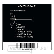 Wera 023453 Hex-Plus csavarhúzók 2,5 ÷ 10 mm keresztfogantyúval 454/7 HF 2. szett Tartó funkcióval (7 részes készlet) Előnézet 