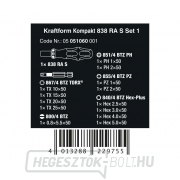 Wera 051060 Bit-tartó Kraftform Kompakt 838 RA S 1. szett bitekkel (14 részes készlet) Előnézet 