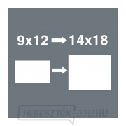 Wera 078666 dugókulcskulcs-csatlakozó adapter 14 x 18 mm. 7779/1 típus (9 x 12 mm) Előnézet 