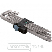 Wera 073544 Inbus 3950/9 Hex-Plus Stainless 1 SB dugókulcsok, rozsdamentes acél (9 darabos készlet) Előnézet 