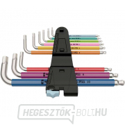 Wera 022669 Húzócsavarkulcsok inbus 3950/9 Hex-Plus Multicolour Stainless 1, Rozsdamentes acél (9 darabos készlet) Előnézet 
