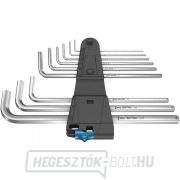 Wera 022130 Wera hatlapos kulcsok 950/9 L Hex-Plus HF 1, krómozott, tartási funkcióval (9 db) Előnézet 