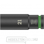 Wera 004837 Dugóhüvely 1/2" hatlapú dugókulcs 21 mm típus 8790 C Impaktor Deep Előnézet 