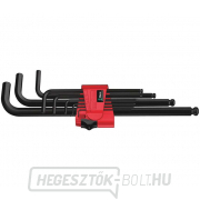 Wera 022086 dugókulcsok inbus 950/9 Hex-Plus 6 dugókulcskészlet, BlackLaser (9 darabos készlet) Előnézet 