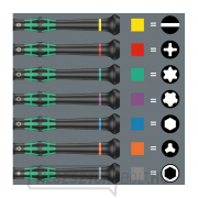 Wera 118046 TORX csavarhúzó TX 8 BOx60 mm, elektronikában való használatra Kraftform Micro 2067 típus, biztosítótűvel Előnézet 