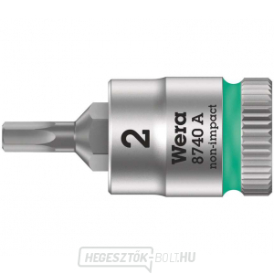 Wera 003330 Zyklop 1/4" 6 sarkos 2 mm-es dugókulcs 8740 A típusú 8740 A gallery main image