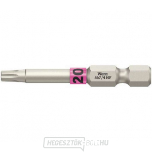 Wera 060508 Csavarhúzóhegy 1/4" TX 20 867/4 Torx® HF 1/4" TX 20 867/4 Torx® HF tartási funkcióval gallery main image