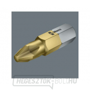 Wera 480222 Csavarhúzóhegy 1/4" PZ 2 típus 855/1 TiN Előnézet 