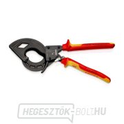 Kábelolló 320 mm Knipex 95 36 320 - racsni szarvval. VDE Előnézet 