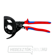 Knipex 95 32 320 mm-es kábelolló - racsnis szarvval gallery main image