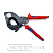 Kábelvágó 280 mm KNIPEX 95 31 280 - polírozott fej, műanyag hüvelyek Előnézet 