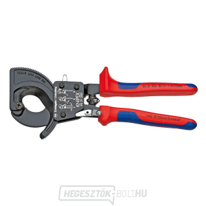 Kábelvágó 250 mm KNIPEX 95 31 250 - csiszolt fej, műanyag hüvelyek gallery main image