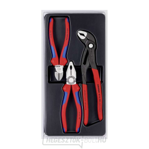 Knipex fogókészlet 00 20 09 V01 - Bestseller csomag (03 02 180+70 02 160+87 01 250) gallery main image