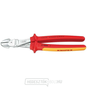 250 mm-es KNIPEX 74 06 250 - 1000V. Krómozott, többkomponensű VDE hüvelyek gallery main image