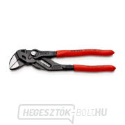 Fogókulcs 180 mm, Knipex 86 01 180 - polírozott fej, műanyag hüvelyekkel Előnézet 