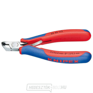 Elektronikai vágók 115 mm KNIPEX 64 42 115 - polírozott fej, többkomponensű hüvelyek gallery main image