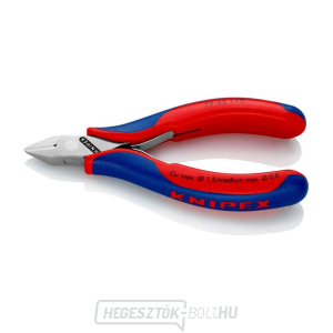 Oldalvágók elektronikához 115 mm Knipex 77 42 115 - polírozott fej, többkomponensű hüvelyek gallery main image