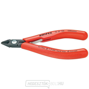 Oldalvágók elektronikához 125 mm KNIPEX 75 22 125 - polírozott fej, többkomponensű hüvelyek gallery main image