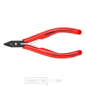 Oldalvágók elektronikához 125 mm KNIPEX 75 02 125 - polírozott fej, többkomponensű hüvelyek gallery main image