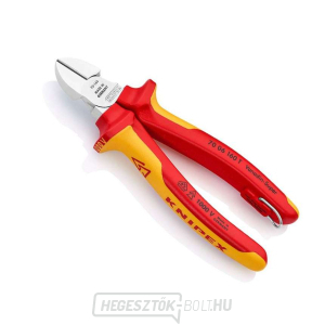 Oldalvágók meghosszabbított vágóéllel Knipex 70 06 160 T - krómozott, többkomponensű VDE hüvelyek (160 mm) gallery main image