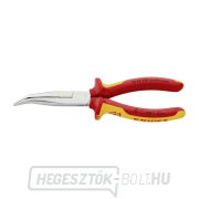 Félköríves fogó pengékkel (csőrös) 200 mm KNIPEX 26 26 26 200 - 1000V. Krómozott, VDE többkomponensű hüvelyek Előnézet 