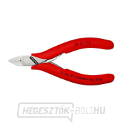 Oldalvágók elektronikához 115 mm Knipex 77 41 115 - polírozott fej, többkomponensű hüvelyek Előnézet 