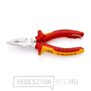 Keskeny kombinált fogó 145 mm, rögzítőszemmel Knipex 08 26 145 T VDE Előnézet 