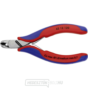 Vágófogó ferde pengékkel elektronikához KNIPEX 62 12 120 gallery main image