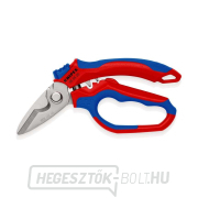 Szögletes villanyszerelő olló 160 mm Knipex 95 05 20 SB Előnézet 