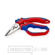 Szögletes villanyszerelő olló 160 mm Knipex 95 05 20 SB Előnézet 