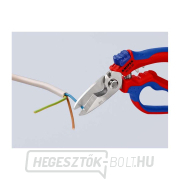 Szögletes villanyszerelő olló 160 mm Knipex 95 05 20 SB Előnézet 