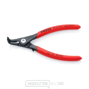 KNIPEX 49 41 A11 precíziós fogó külső karikagyűrűkhöz, 130 mm - csúszásmentes fogantyúval gallery main image