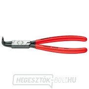 300 mm-es körkörös fogó, belső íves. Knipex 44 21 J41 - DIN 5256 D. Polírozott, műanyag bevonatú. Előnézet 