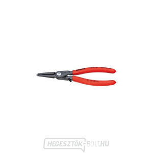 KNIPEX 48 31 J1 precíziós fogó rögzítőgyűrűkhöz, 140 mm - szürke foszfátozott, csúszásmentes műanyagból gallery main image