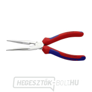 Félköríves fogó pengékkel (csőrös) 200 mm. KNIPEX 26 15 200 - krómozott, többkomponensű hüvelyek Előnézet 