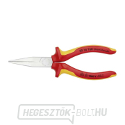 Langbeck típusú lapos fogó (meghosszabbított pofákkal) 160 mm - 1000V. KNIPEX 30 16 160 - krómozott, többkomponensű VDE hüvelyek Előnézet 