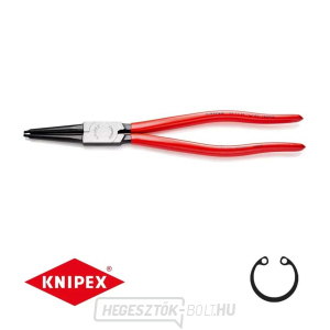 Körfogó fogó 320 mm, belső egyenes. Knipex - 44 11 J4 - DIN 5265 C. Polírozott, műanyag bevonattal. gallery main image