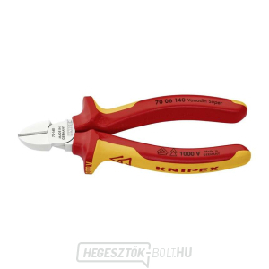 Oldalvágók 140 mm - 1000V. KNIPEX 70 06 140 - krómozott, többkomponensű VDE hüvelyek gallery main image