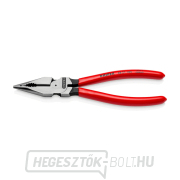 Kombinált keskeny lapos fogó 185 mm Knipex 08 21 185 Előnézet 