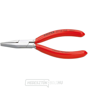 Finomelektronikai fogó 125 mm KNIPEX 37 13 125 - krómozott, műanyag tokkal gallery main image